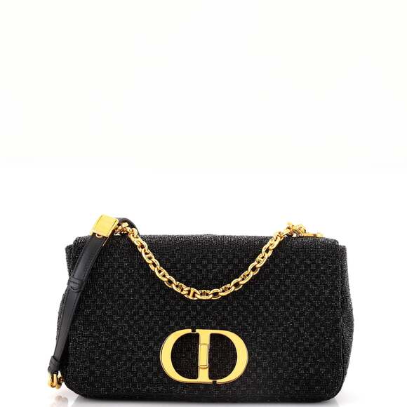 Christian Dior Caro Bag Beaded Leather #184709C28B - Picture 1 of 7